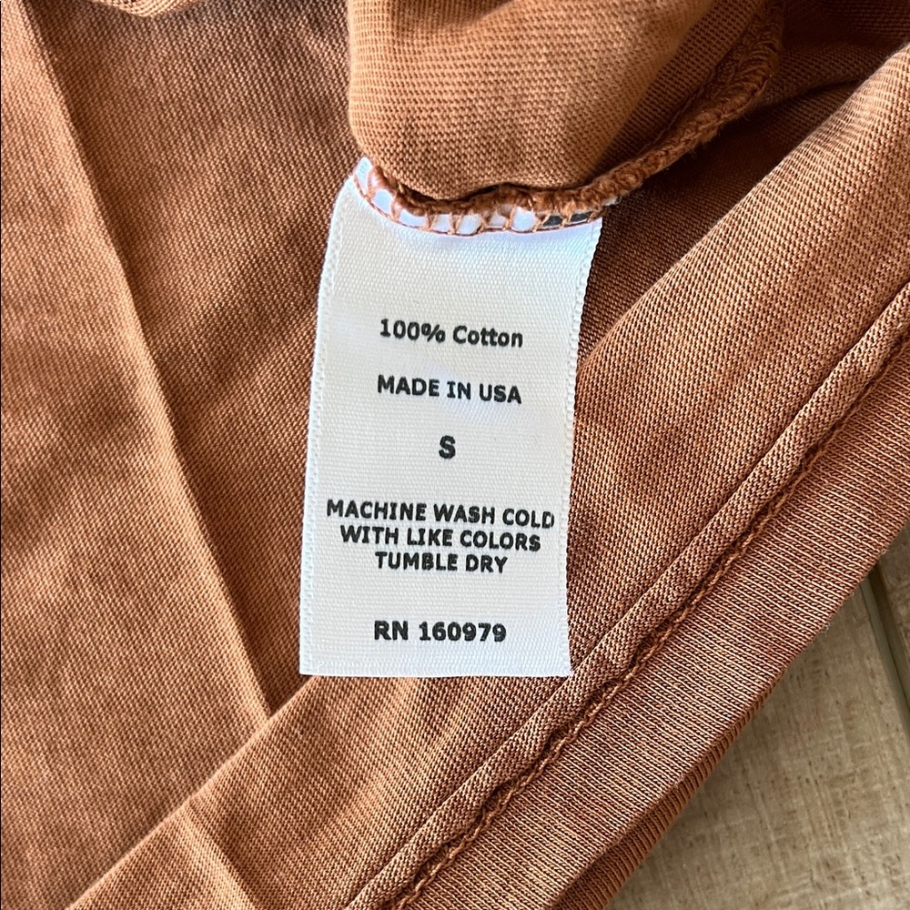 Ford & Wyatt MAMA Graphic Tee - Rust Brown with White Print - Picture 3 of 4